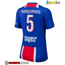 Ženske Nogometnih dresov Paris Saint-Germain Marquinhos #5 Domači 2026-27 Kratki rokavi